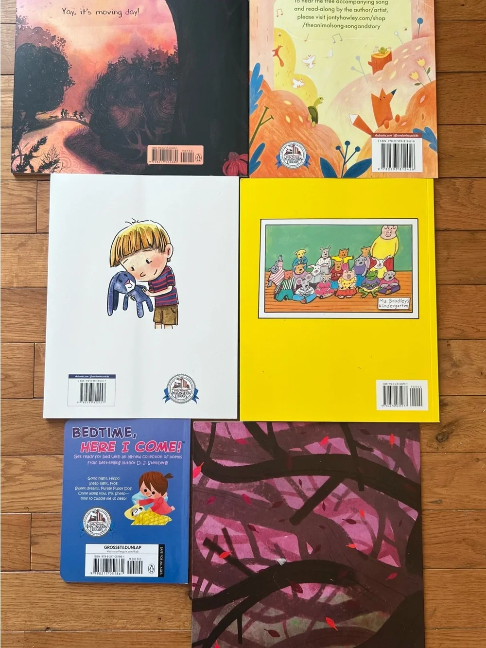 6 Dolly Parton’s Imagination Library books. New